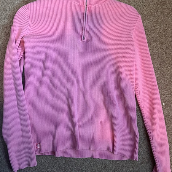 Pink Ralph Lauren Quarter Zip - Picture 2 of 7